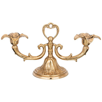 Подсвечник двухрожковый 28х10,5х15см ALBERTI LIVIO 646-098