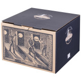 Блюдо на ножке, 24х16 см ALEGRE GLASS 337-100