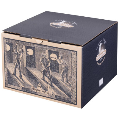 Блюдо на ножке, 24х16 см ALEGRE GLASS 337-100