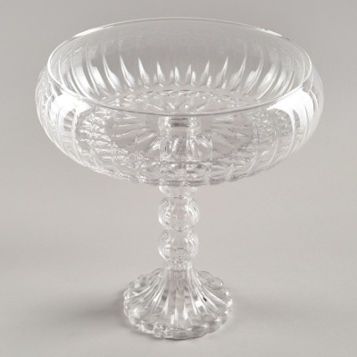 Блюдо на ножке, 24х24,5 см ALEGRE GLASS 337-102-3
