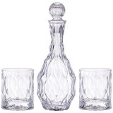 Набор штоф и 2 стакана, 12x36 см 1400 мл ALEGRE GLASS 337-128