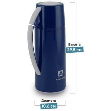 1010-1000-BL Термос питьевой 'Арктика' 1л (синий)-1