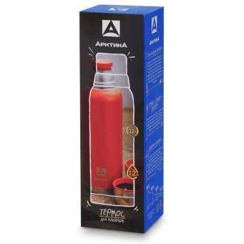 106-1200-RD Термос (для напитков) 'Арктика' 1.2л (красный)-3