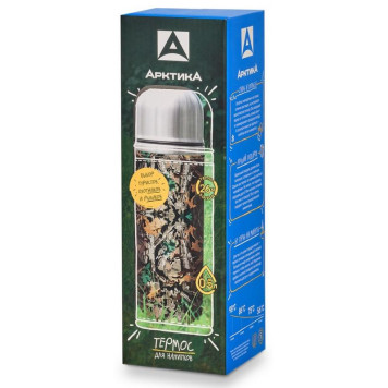 108-500Х Термос питьевой 'Арктика' 0.5л (в текст.оплётке 'Хаки')-4
