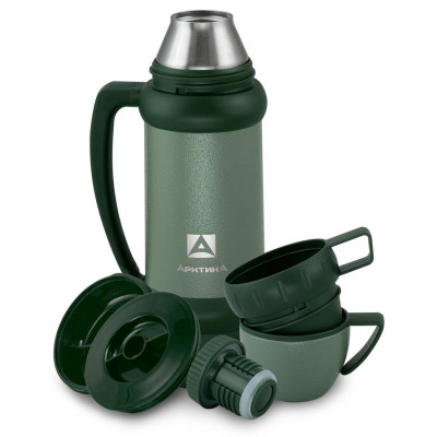 109-1000М-GN Термос 'Шторм' питьевой 'Арктика' 1.0л (зеленый)-2