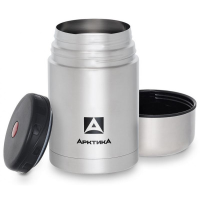 301-750А Термос для еды «Арктика» 0.75л с широким горлом, в чехле + складная ложка-2