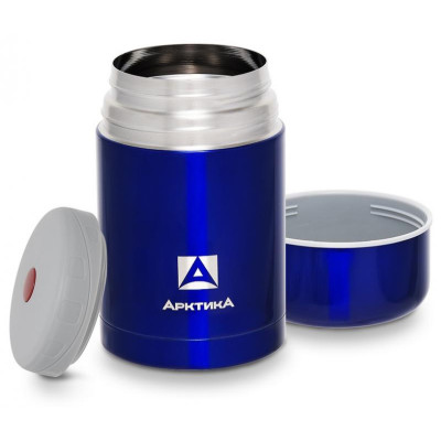 302-750-BL Термос для еды «Арктика» 0.75л с широким горлом (синий)-1