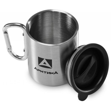 801-300К Термокружка невакуумная 'Арктика' 300мл с карабином-1