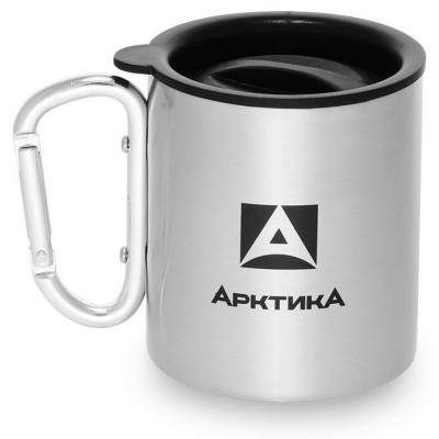 801-300К Термокружка невакуумная 'Арктика' 300мл с карабином