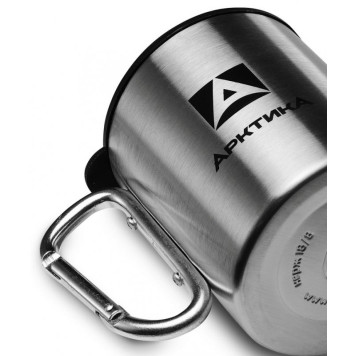 801-350К Термокружка невакуумная 'Арктика' 350мл с карабином-2