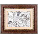 Панно настенное "ДЕВУШКА" 20х30 багет 48х39 см ARTE CA.SA. 635-622
