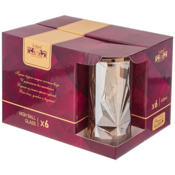 194-922 Набор стаканов из 6шт 'Roch' гречишный мед 450мл-1