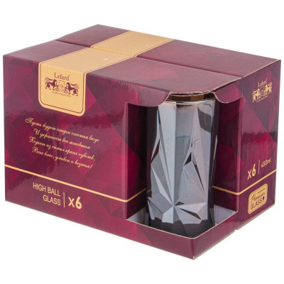 194-923 Набор стаканов из 6шт 'Roch' шоколад 450мл-1