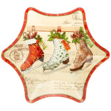 198-158 Блюдо для сервировки ' Рождественская сказка' 25см