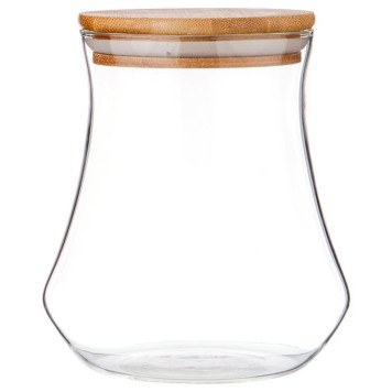 250-141 Емкость для сыпучих продуктов 750мл с бамбук.крышкой