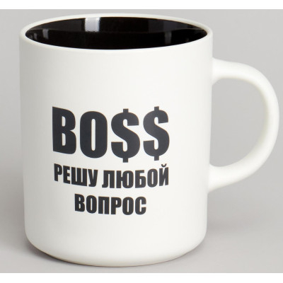 260-1028 Кружка Lefard 'Boss решу любой вопрос' 540мл