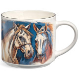 260-1058 Кружка Lefard 'Horse' золото 500мл