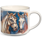 260-1058 Кружка Lefard 'Horse' золото 500мл