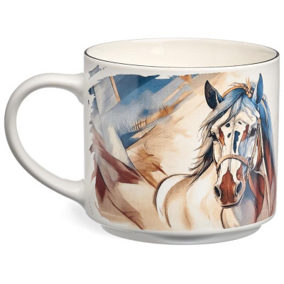 260-1058 Кружка Lefard 'Horse' золото 500мл-1