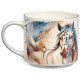 260-1058 Кружка Lefard 'Horse' золото 500мл