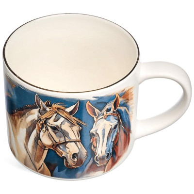 260-1058 Кружка Lefard 'Horse' золото 500мл-2