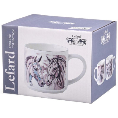 260-1059 Кружка Lefard 'Horse' серебро 500мл-4