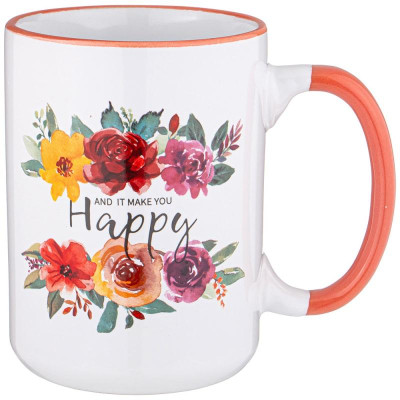 260-837 Кружка Lefard 'Happy' 430мл