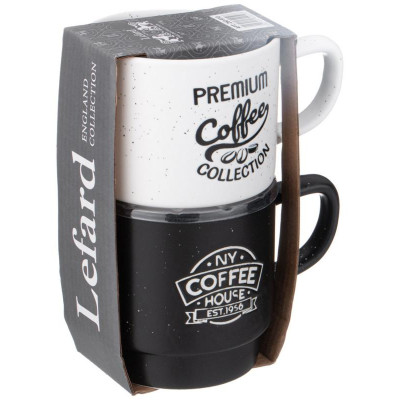 260-910 Набор кружек Lefard ' Кофемания' 2пр 380мл-1