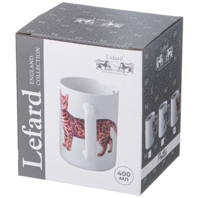 260-935 Кружка Lefard 'Bengal cat' 400мл-1