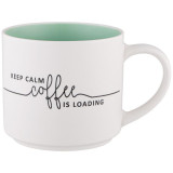 260-979 Кружка 'Keep calm coffee is loading' 470мл
