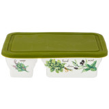 263-1200 Менажница с пластик.крышкой Lefard 'Секретные ингредиенты' 22х1.5х6см, 3 секции