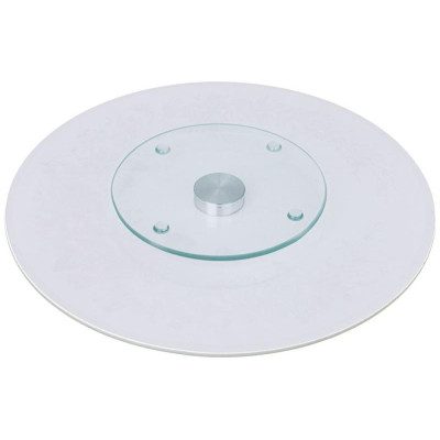 357-258 Тортовница вращающаяся 'Снегири' 32х2.5см-2