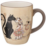 358-1733 Кружка 'Парижские коты' 300мл