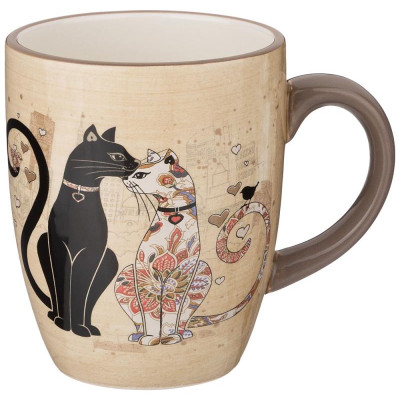 358-1733 Кружка 'Парижские коты' 300мл