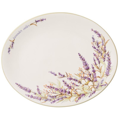 358-2039 Блюдо овальное 'Душа прованса' 31.5х25.5х3см
