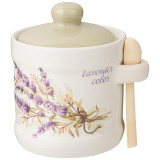358-2070 Емкость для сыпучих продуктов с ложкой 'Душа прованса' 13х11х12см 300мл