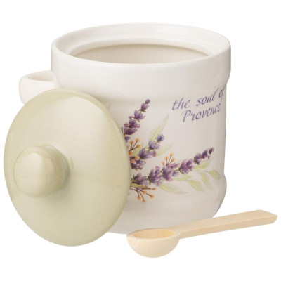 358-2070 Емкость для сыпучих продуктов с ложкой 'Душа прованса' 13х11х12см 300мл-2