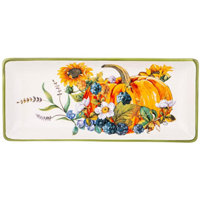 358-2073 Блюдо Agness 'Урожай' 28х12х3см