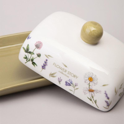 358-2175 Масленка Agness 'FLOWER STORY' 17х12.5х8.5см-2