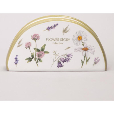 358-2176 Салфетница Agness 'FLOWER STORY' 13.5х4х7см