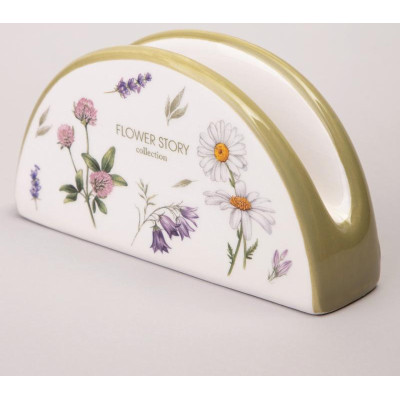 358-2176 Салфетница Agness 'FLOWER STORY' 13.5х4х7см-3