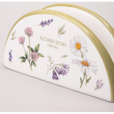 358-2176 Салфетница Agness 'FLOWER STORY' 13.5х4х7см-4