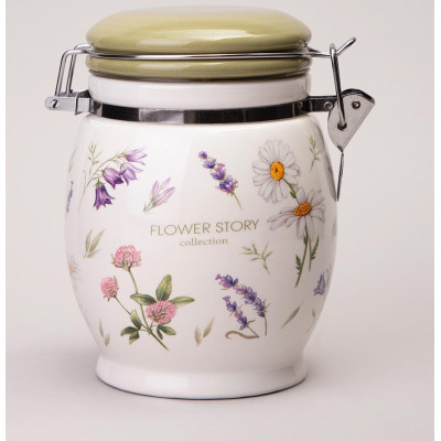 358-2181 Банка Agness 'Flower story' 11.5х15см 750мл
