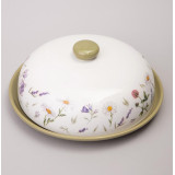 358-2185 Блюдо для блинов Agness 'Flower story' 23х10см