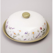 358-2185 Блюдо для блинов Agness 'Flower story' 23х10см