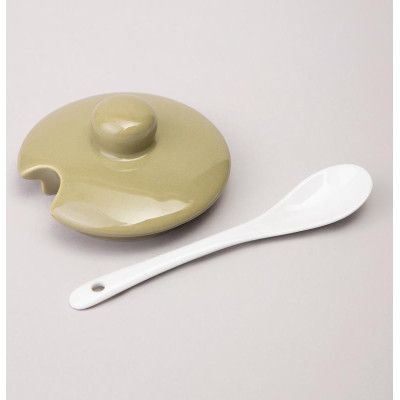 358-2186 Сахарница с ложкой 'FLOWER STORY' 10х9.5см 300мл-3