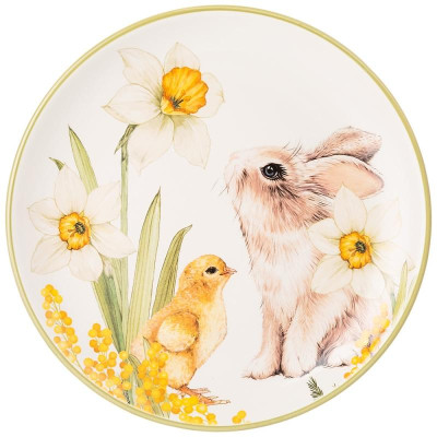 358-2198 Тарелка закусочная Agness 'Sunday' 21х2.5см