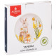 358-2199 Тарелка закусочная Agness 'Sunday' 21х2.5см