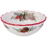 358-2261 Салатник Agness “Celebration' 20.5х7.5см