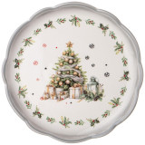358-2265 Тарелка закусочная Agness “С новым годом!' 20.3х2см